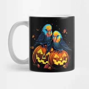 Parakeet Halloween Mug